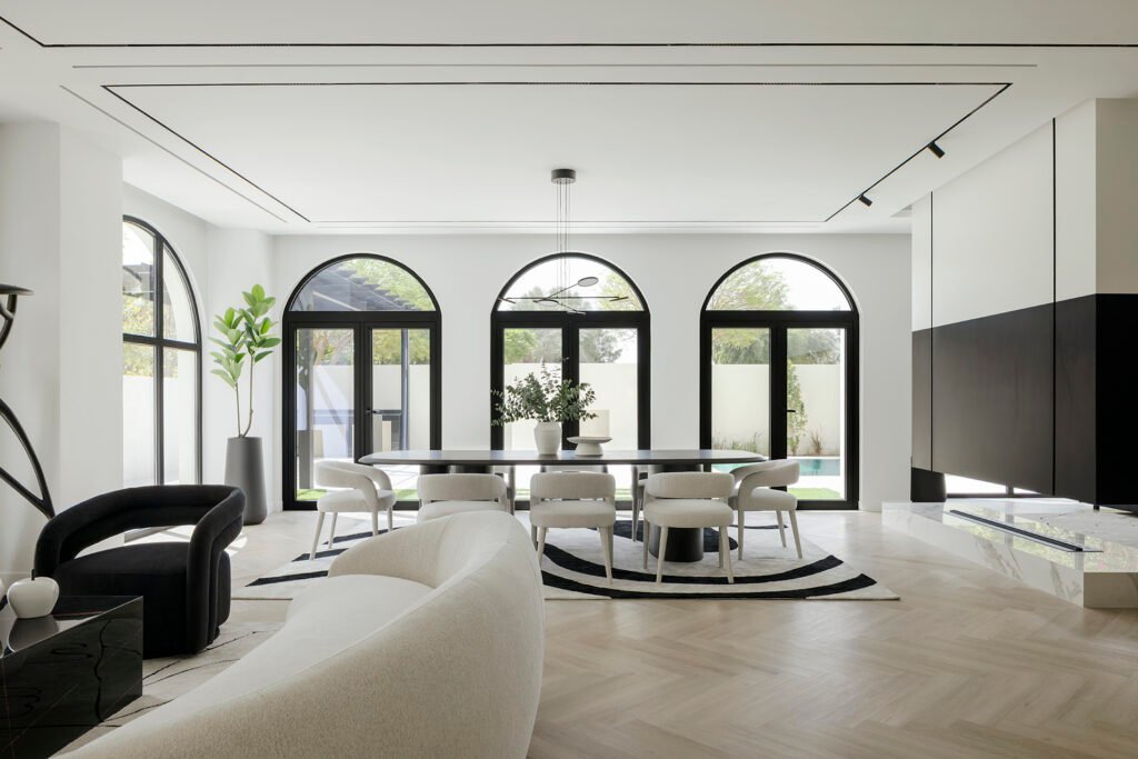Soul Road redefines monochromatic elegance in a luxury residence in Arabian Ranches, Dubai