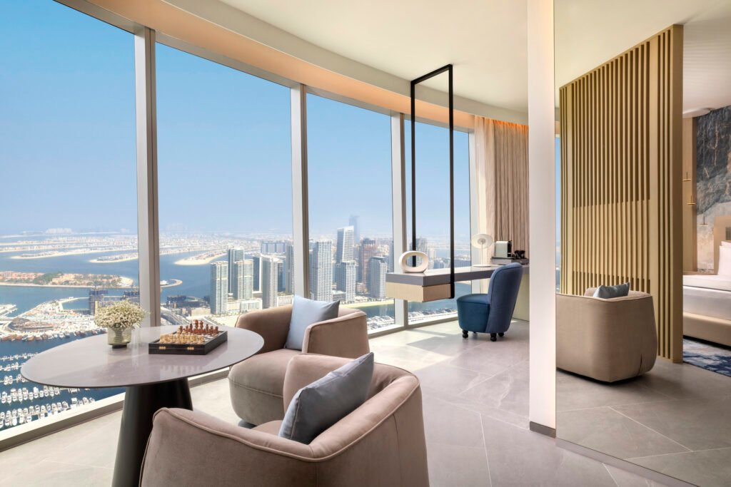 The world’s tallest hotel opens in Dubai, where luxury touches the sky 2 Suite Living Room Ciel Dubai Marina Vignette Collection 2